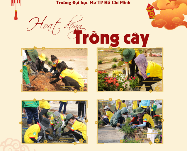 Sinh viên Trường Đại Học Mở TP.HCM tham gia Hoạt động tình nguyện 